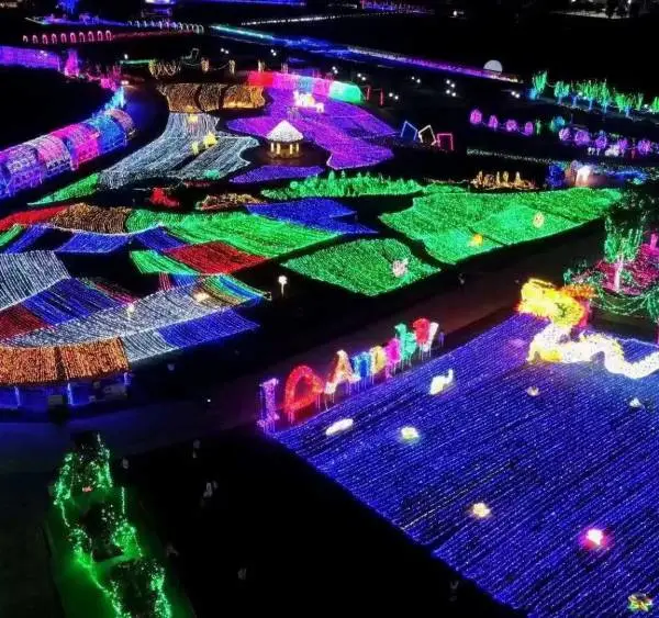 户外LED灯光节租赁花灯彩灯展制作出售灯光展造型厂家