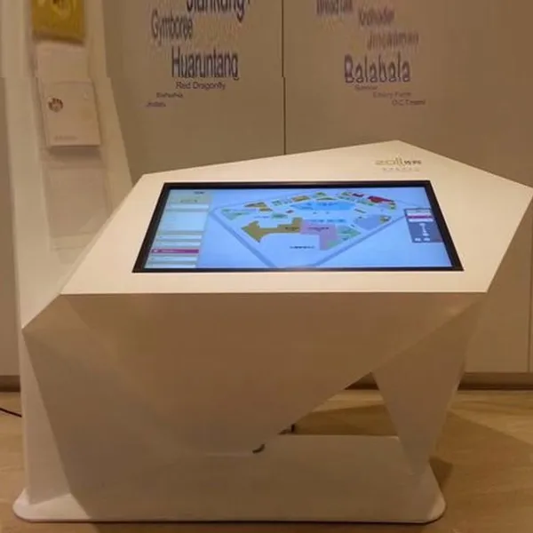 医院银行商场触摸查询智能引导台电子导视台3D地图导航楼层索引一体机