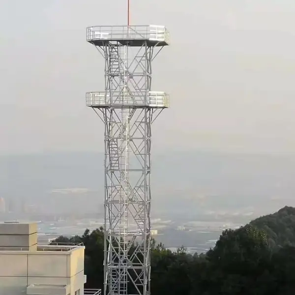衡水晟泓监控塔草原监控塔安防监控塔监控杆