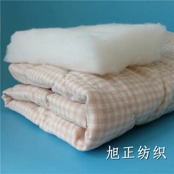 驼绒羊毛棉_纺织棉基地定制_50混纺丝光羊绒棉 冬季防寒大衣保暖用羊绒棉