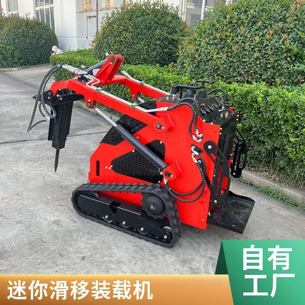 XC850 重型滑移装载机大液压流量,大型厂房厂区全天物料装卸常备多功能滑移装载器材