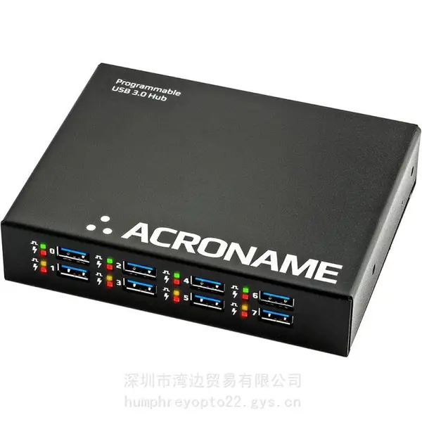 Acroname USBHub3+ 可编程工业8端口USB 5Gbps集线器 (USB 3.2 Gen 1)
