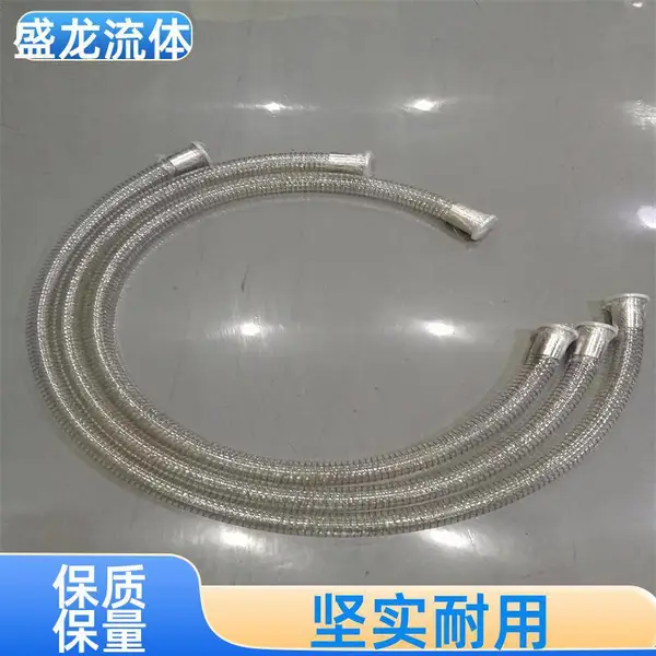 盛龙流体 卫生级 PU钢丝伸缩管 耐油性能突出 厂 家供应