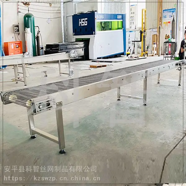 调味品加工设备网带输送机,钢丝链网不锈钢输送机,板链式传送机