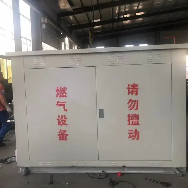 天然气调压箱 CNG燃气减压撬 燃气调压箱 燃气调压柜