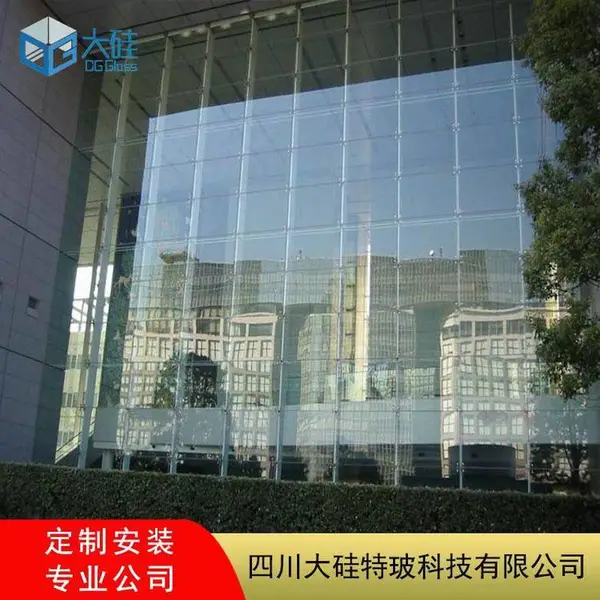 8-19mm超白大板钢化玻璃幕墙隔断适用 店铺办公室装修 运输到工地