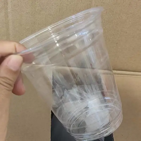 广东高透明12安pet冷饮杯定制