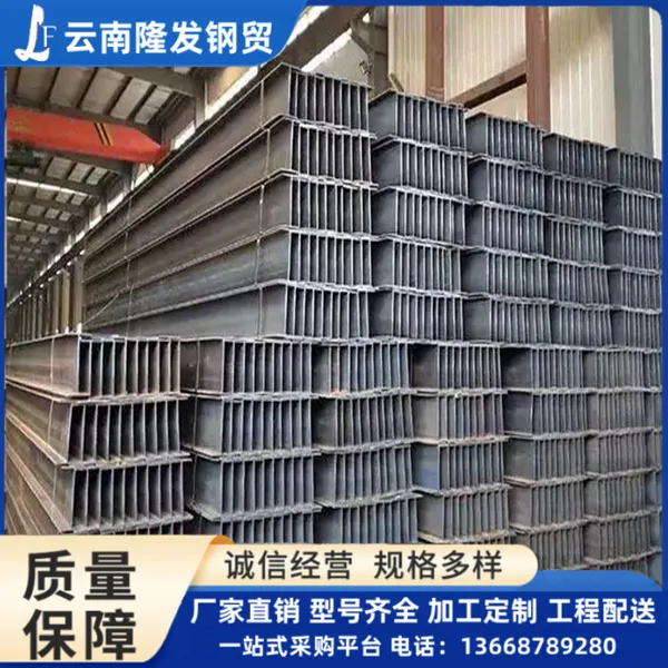 H型钢 老挝建筑工程用钢 可按需切割加工 钢结构Q355