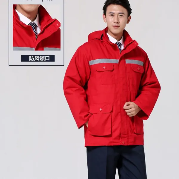 淄博劳保服加厚棉衣 淄博工作服棉袄 滨州冬季车间棉服