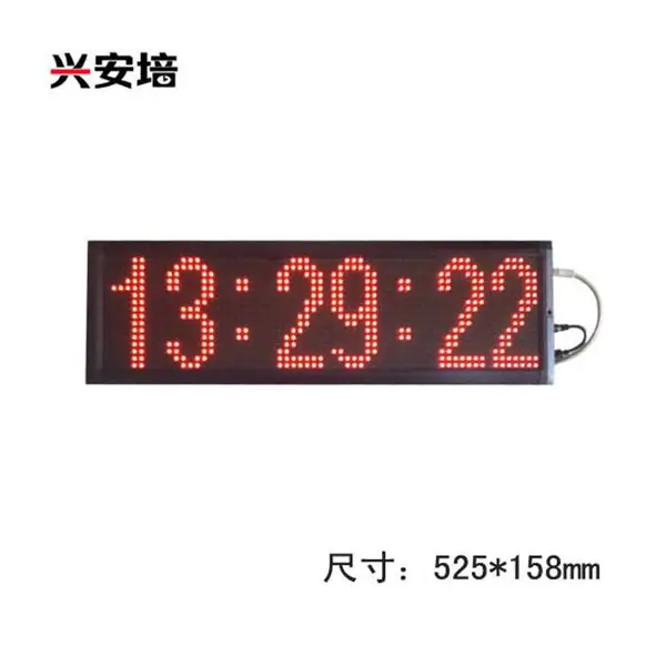 LED网络同步电子时钟GPS北斗POE网络电子钟闽钟显示时分秒