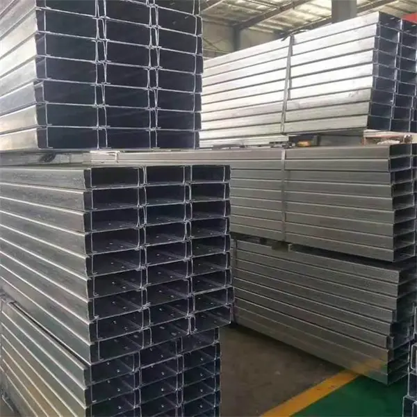 重庆钢结构材料 镀锌C型钢檩条加工 Q355B冷弯型材