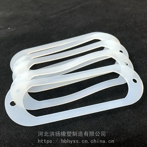 白色耐高温硅胶垫片 密封硅胶垫片 方形硅胶密封垫 非标硅胶垫定制