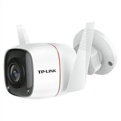 TP-LINK TL-IPC64C 400万室外无线网络摄像机声光报警