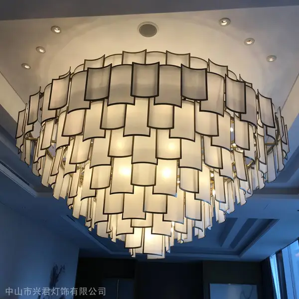 酒店水晶灯 酒店工程灯 酒店定制灯具厂家