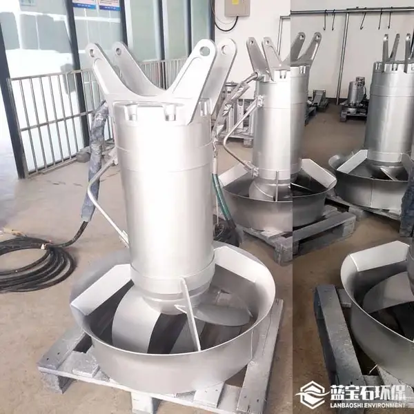 排泥排水池潜水搅拌机 混合防沉淀搅拌器水处理QJB系列