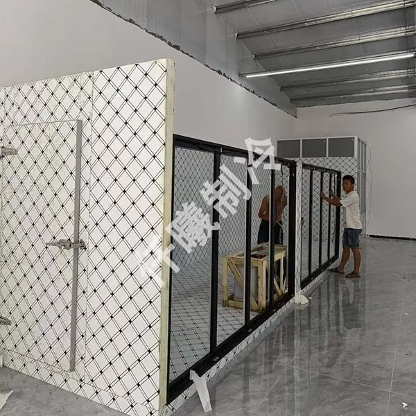 新型双层真空玻璃彩钢异型定制非传统立式后补式冷库