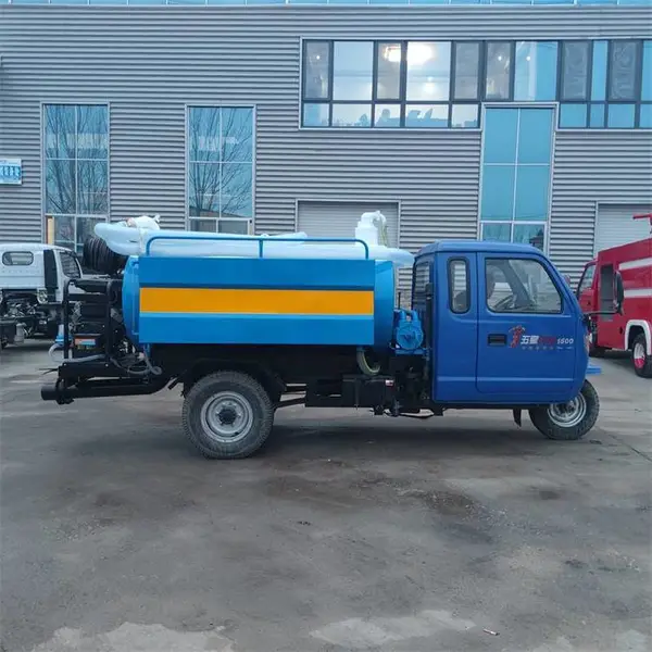 五征三轮吸污疏通车 农用3立方清洗吸粪车 柴油污水抽排车