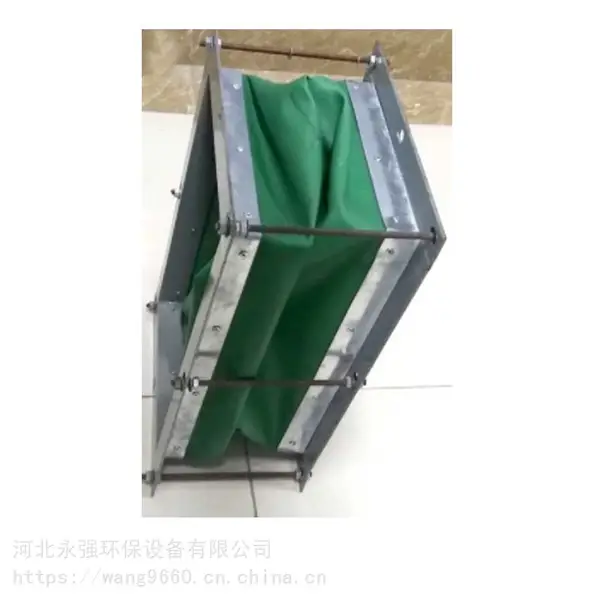 耐温硅胶软连接 风管绿色帆布软接 PVC透明风机软连接工厂