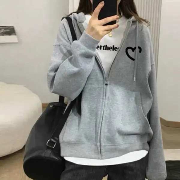 实体店实卖赚钱好货 尚美主义加绒卫衣冬季宽松百搭小个子短款上衣