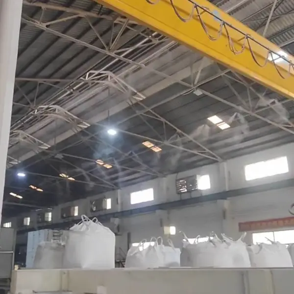 专业承接高压细水雾降尘工程建材车间喷雾除尘工业区雾桩施工