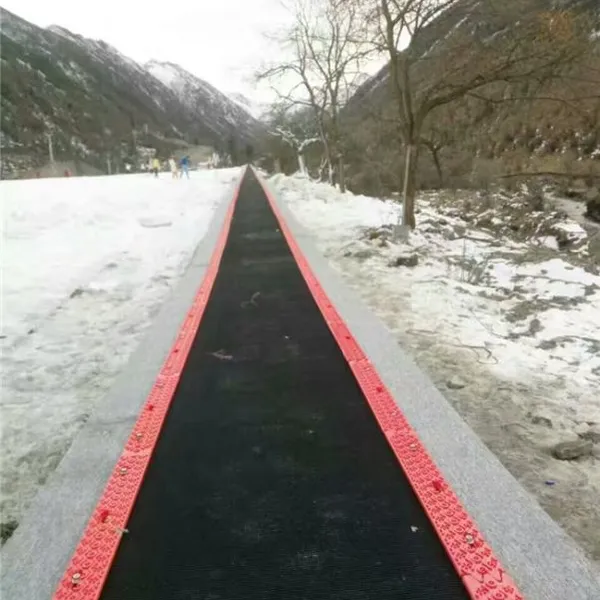景区大型游客运输机魔毯冬季游乐设备滑雪魔毯
