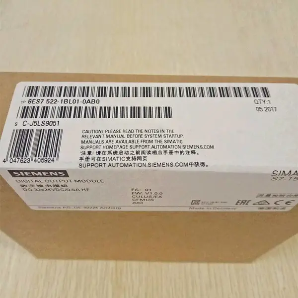 6ES7522-1BL01-0AB0西门子S7-1500数字输出模块6ES75221BL010AB0