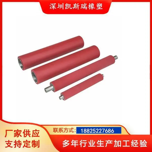 涂挤自动化机械设备涂抹轮上胶辊滚轮轴厂家耐腐蚀 耐磨包胶加工