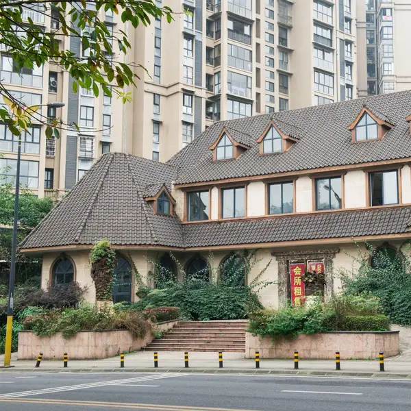 欧式风格会所 西式瓦 西式建筑屋面瓦中的理想选择