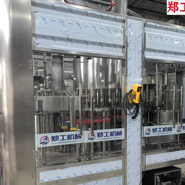 郑工瓶装水生产线设备整套配置|饮用矿泉水生产设备 实地看厂