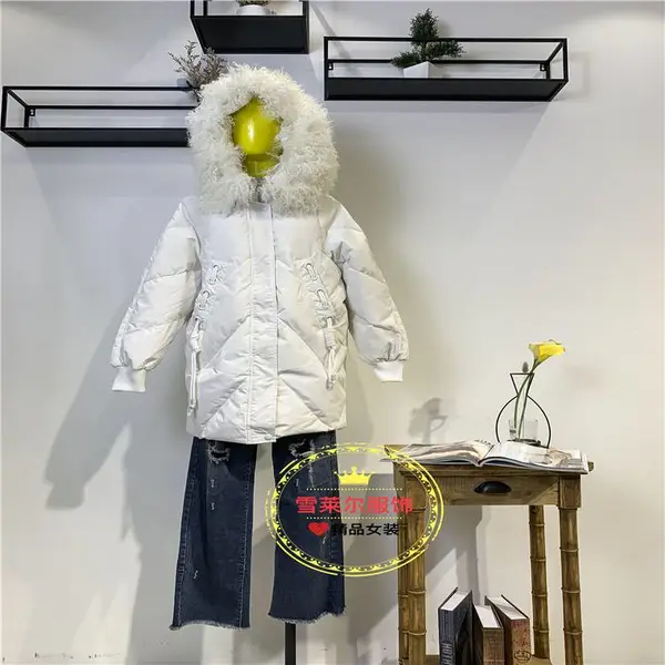 一线品牌女装折扣欧弟娜休闲款羽绒服尾货市场批发新款组合包