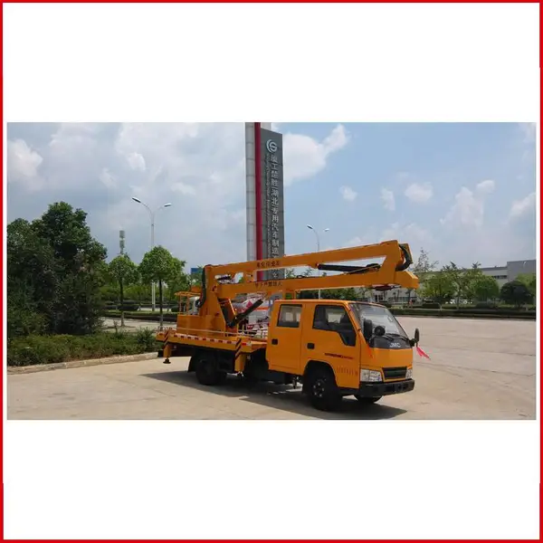 江门14米伸缩臂监控安装车