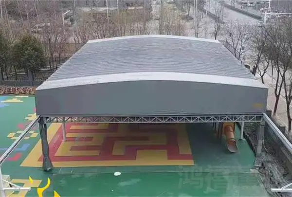 闵行区推拉棚/上海闵行物流推拉蓬/上海闵行仓储移动雨棚定做(工程案例)