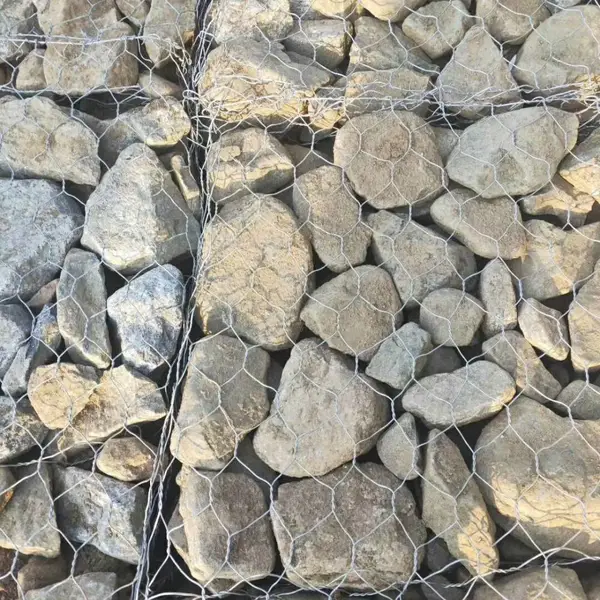 格宾网施工 石笼网镀锌 铅丝格宾网 石笼挡土墙