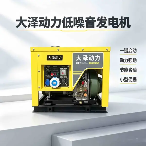 户外露营抢险应急3KW静音柴油发电机资质齐全