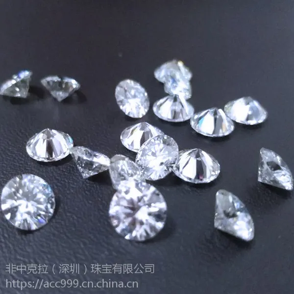 莫桑钻进口超白莫桑钻裸钻DEF色莫桑石