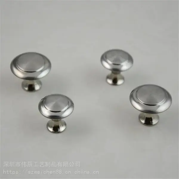 加厚不锈钢单孔拉手金属圆形单孔小拉手现代简约抽屉柜门把手包邮
