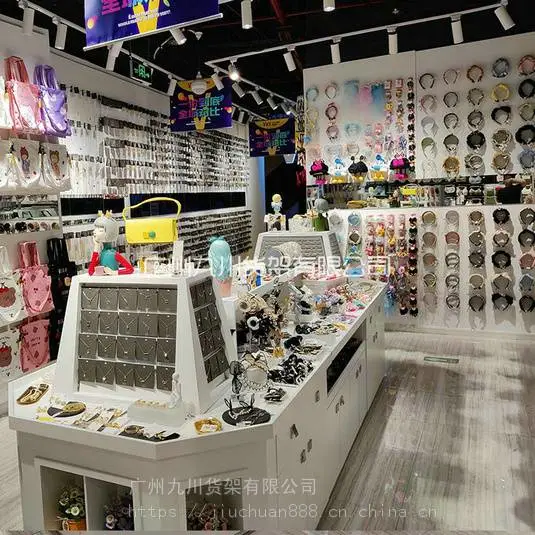 vvv货架设计饰品店货架陈列展示-饰品店货架-九川货架(查看)
