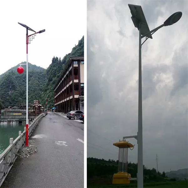 LED道路灯杆12米双臂乡村照明灯 芯鹏达XPD-LD423庭院照明灯 广场照明灯 公园照明灯