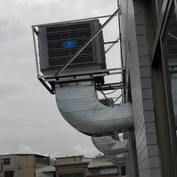 河源工厂环保空调降温河源环保空调水冷风机车间降温生产厂家