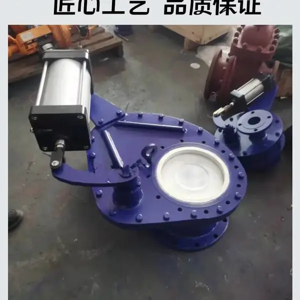 南高阀门生产 BZ644TC-10C摆动式耐磨陶瓷出料阀 铸钢进料放料阀