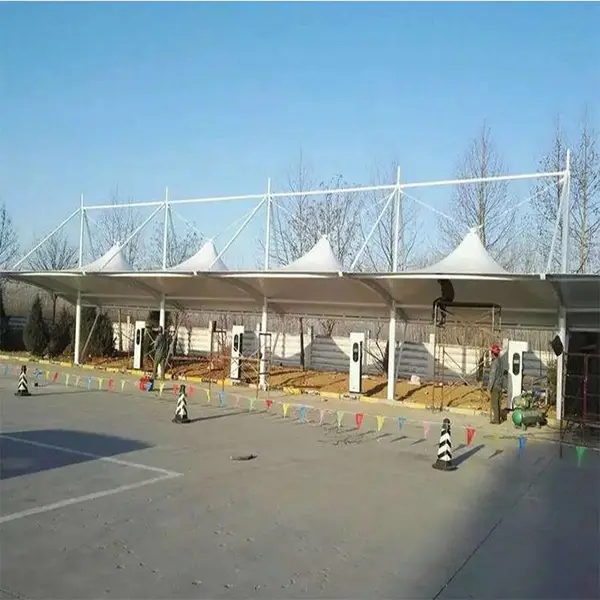 膜结构商铺棚 东升定制尺寸门店 外摆遮阳中山 XYDS-13
