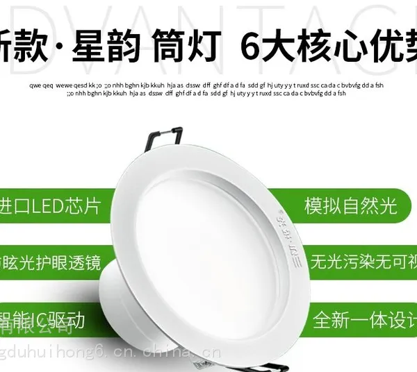 成都三雄极光LED筒灯***格