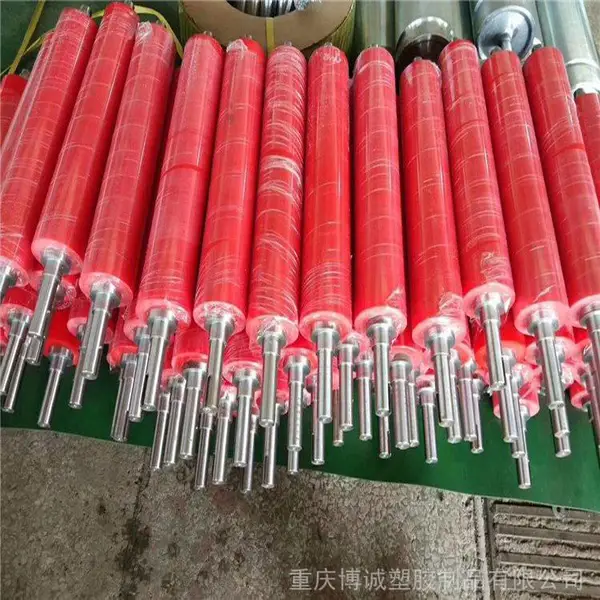 供应木工机械托辊 包胶印刷输送机械配件托辊压辊传动辊压延辊