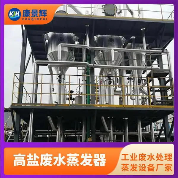 焦化浓盐水蒸发结晶器 康景辉工业高盐废水蒸发器 按需定制材质