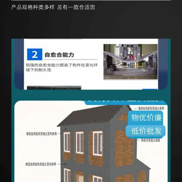 新疆区域高延性混凝土,可弯曲混凝土奥泰利集团直销