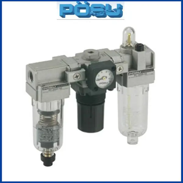 稳速POSU空气滤器 + 调压阀 + 给油器PF/PR/PL/PC2/3/4000