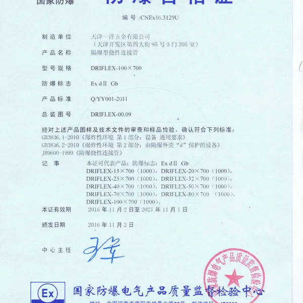 防爆合格证
