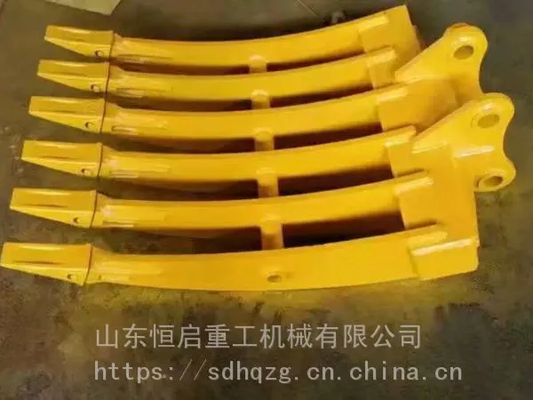 山东恒启重工定做加工工程机械配件 松土器 岩石斗 冲击器 挖机大臂 装岩斗 挖机属具