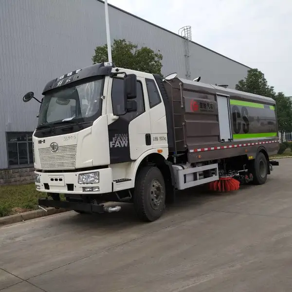 国六解放J6洗扫车 湖北楚胜牌洗扫车价格