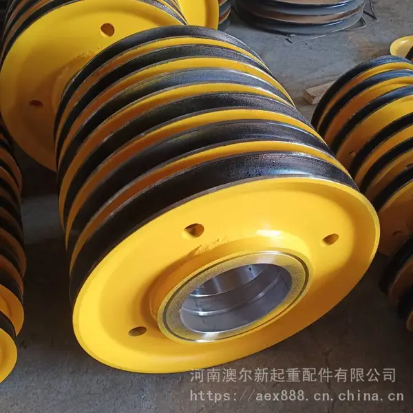 钢丝绳滑轮 行吊滑轮φ430*160 克令吊滑轮片 加工定制